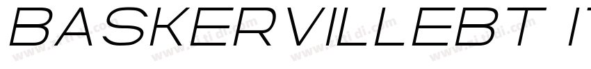 BaskervilleBT Italic字体转换